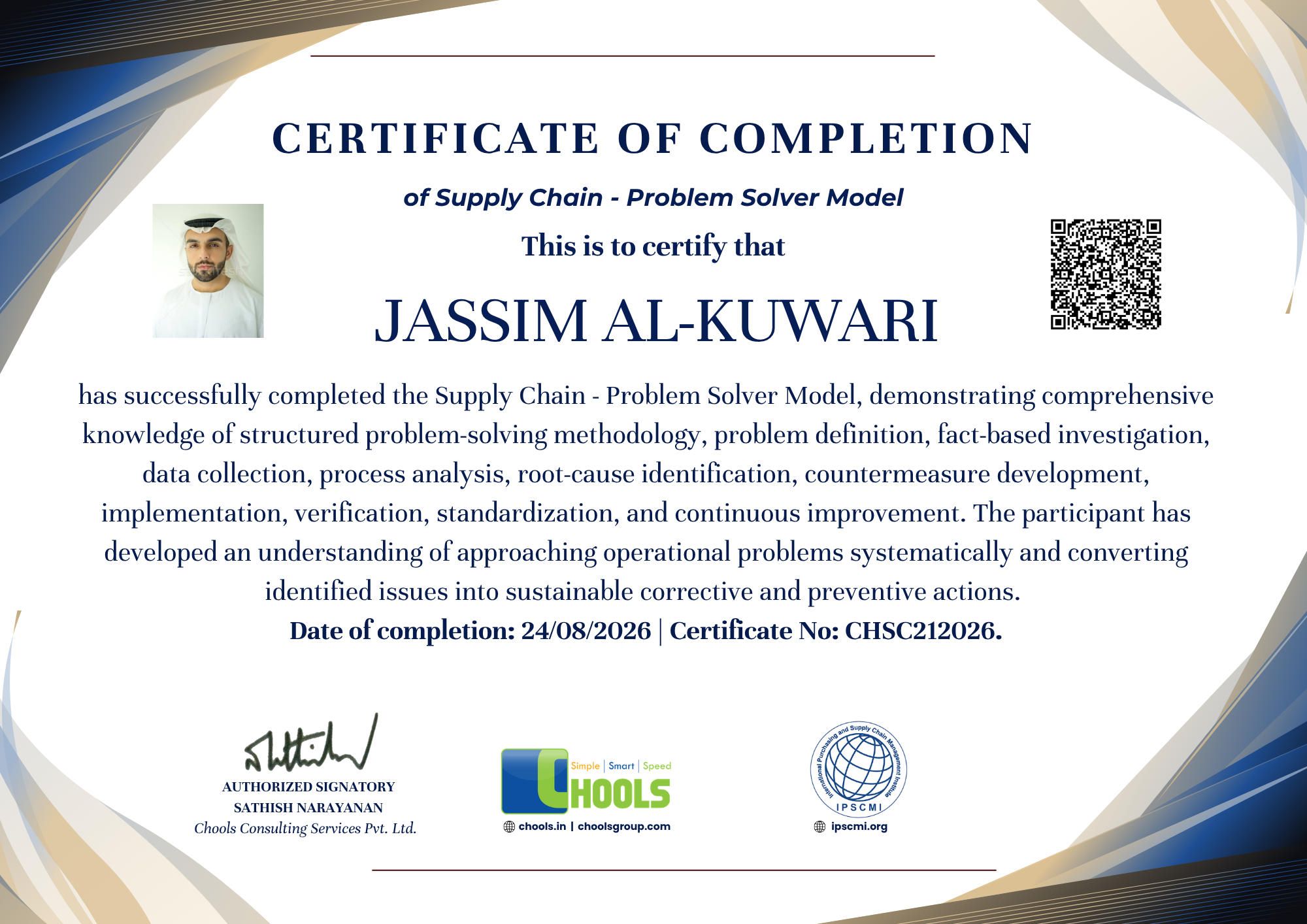 Emerging Business Program Certificate